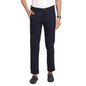 Turtle Men Cotton Stretch Dobby Print Ultra Slim Fit Navy Blue Casual Trouser