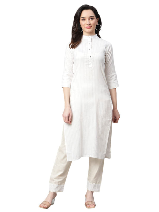 DHRUVI TRENDZ Women Kurti with Pent