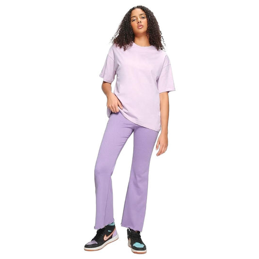 Bewakoof Womens Plain01 100% Cotton T-Shirt (Pack of 2)- Oversized Fit, Round Neck, Half Sleeve