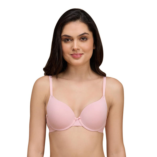 NYKD Encircled with Love Everyday Cotton Pushup Bra for Women, Wired, Full Coverage, Lightweight-Adjustable Straps Bra- Bra, NYB