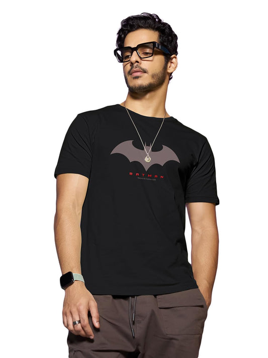 Bewakoof Men Cotton Regular Fit T-Shirt 541495 Black M