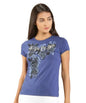 Lyra Pure Cotton Round Neck Printed T-Shirt For Women