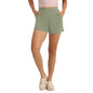BlissClub Groove-in Cotton Shorts | Cotton Shorts | Side Pockets | Stretchy |Curved Hem