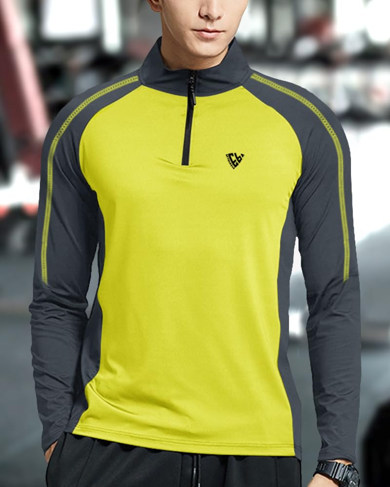 Noble Monk MenS Active Wear Regular Fit T Shirt |Full Sleeves |Casual T-Shirt For Men