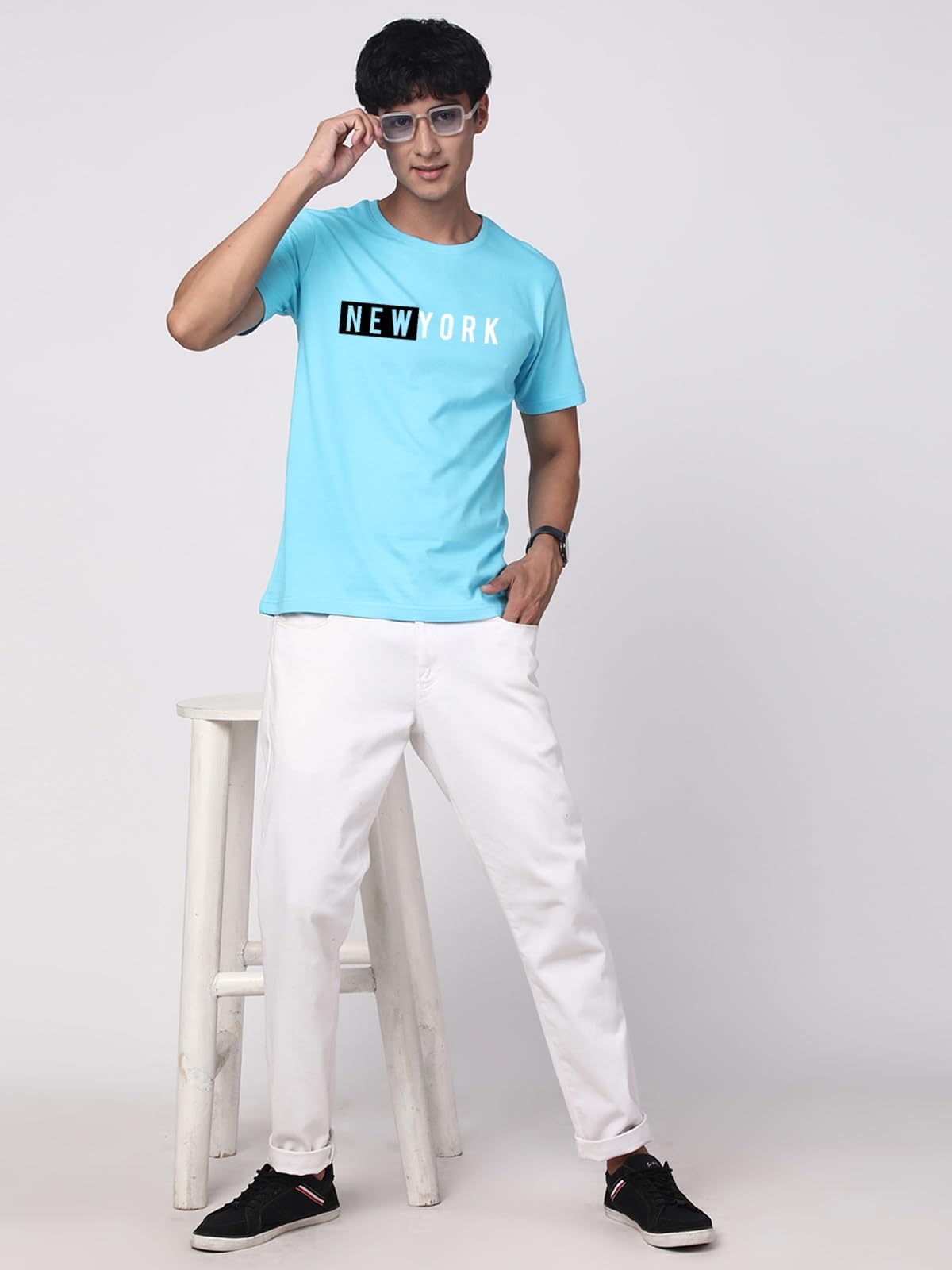ADRO Tshirt for Men | Printed T Shirt for Men | 100% Cotton T-Shirt |Printed T Shirt | T-Shirts | RN24-NKY