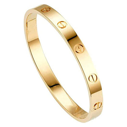 Jewels Galaxy Jewellery For Women Contemporary Gold Plated Love Bracelet (MYN-BNG-17179)