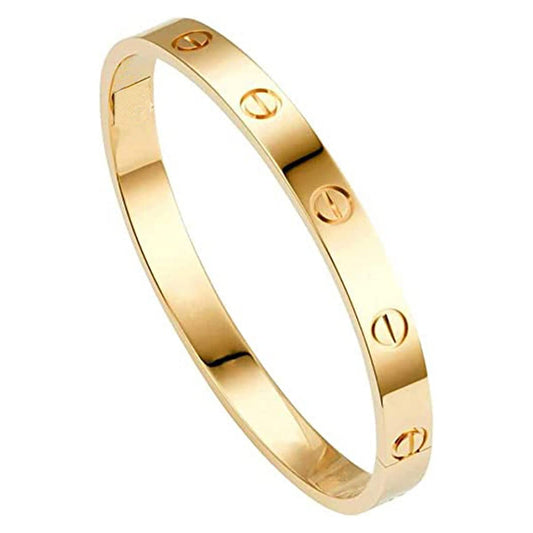 Jewels Galaxy Jewellery For Women Contemporary Gold Plated Love Bracelet (MYN-BNG-17179)