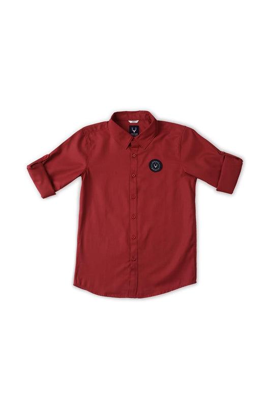 Allen Solly Boys Slim Fit Solid Casual Full Sleeve T-Shirt