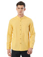 FYLTR Mens Solid Slim Fit 100% Cotton, Linen Look Casual Shirt