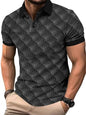 Noble Monk Men Ragular Polo Neck T-Shirts | Printed Tshirt For Men And Boys Black White