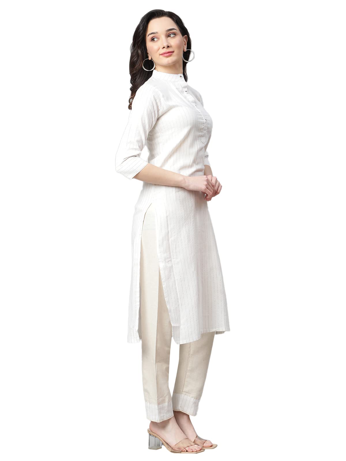 DHRUVI TRENDZ Women Kurti with Pent