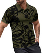 Noble Monk MenS Animal Print Regular Fit T-Shirt (T693_Nm_Olive Green
