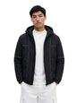The Indian Garage Co Mens Relaxed Fit Long Sleeves Hooded Textured Hoodie