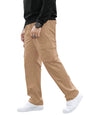 Greciilooks MenS Regular Fit Low Rise Cargos Trousers | Cargo Track Pant | Loose Fit | Regular Trouser | Treck PentS With Mult