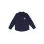 Pepe Jeans Boys Regular Fit Solid Shirts Navy