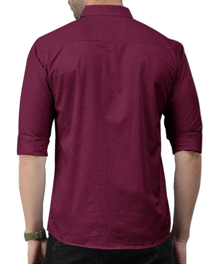 Noble Monk MenS Solid (Combo Pack Of 2) -Regular Fit Casual Shirt |Full Sleeve - Regular Fit
