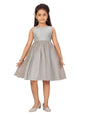 Aarika Baby-GirlS Net Fit And Flare Knee-Length Dress (Fk-21909_Grey_18)