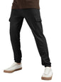 Veirdo Mens 100% Cotton Regular Fit Mid Rise Trackpants with Pocket