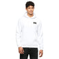 Pepe Jeans MenS Cotton Blend Hooded Neck Sweatshirt (Pm582622_White