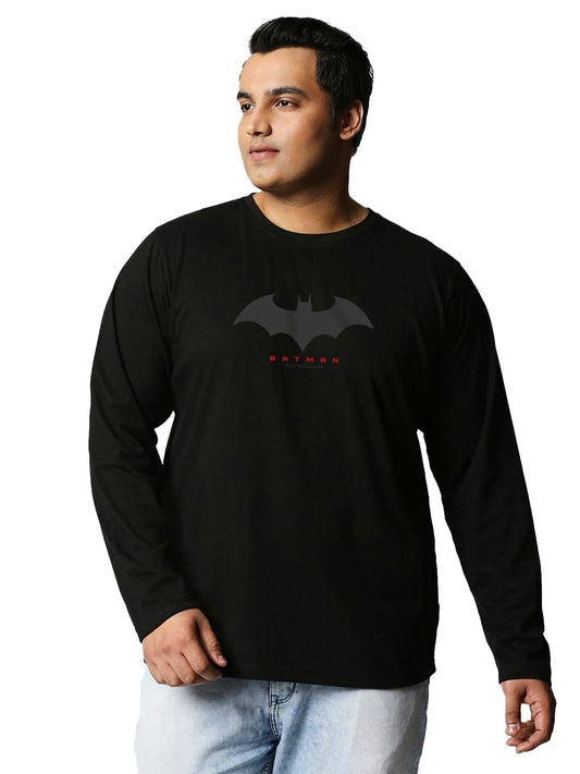 Bewakoof Official DC Merchandise Mens Graphic Printed Regular Fit Plus Size T-Shirt_625667_Black_5XL