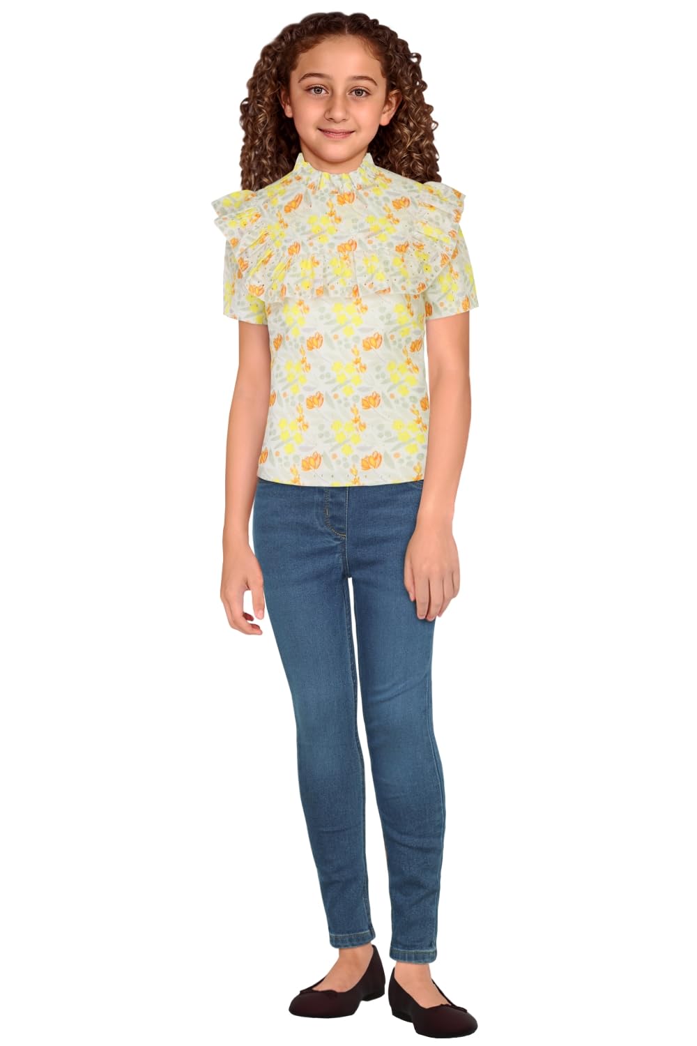 Allen Solly Girls Printed Casual Shirt