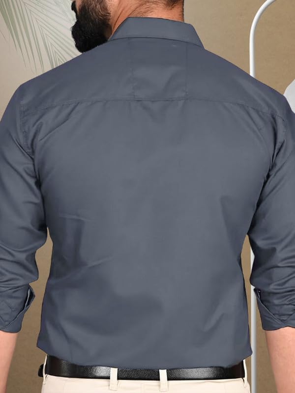 Tee Projekt Casual Cotton Long Sleeve Shirt for Men Formal Wear Regular Wear