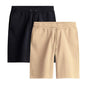 Nobero MenS Bermuda Shorts (1M-Bwsh-R0036-Bl_Black / Oat Milk