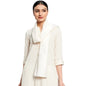 Fabindia Women Silk Chikankari Stole Cotton_Freesize