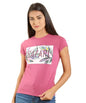 Lyra Pure Cotton Round Neck Printed T-Shirt For Women