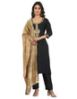 Greciilooks WomenS Cotton Regular Kurta Set (Gl-W.Kurta Set-K2794&P216&D128_Black 01