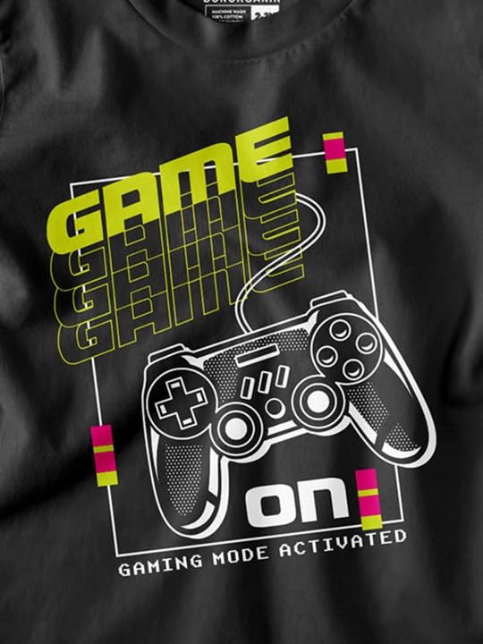 Bon Organik Boys Regular Fit T-Shirt (BON11622_Black