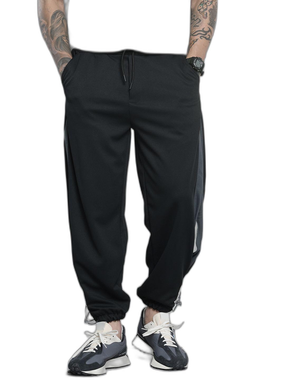 The Indian Garage Co Mens Loose Fit Casual Track Pants