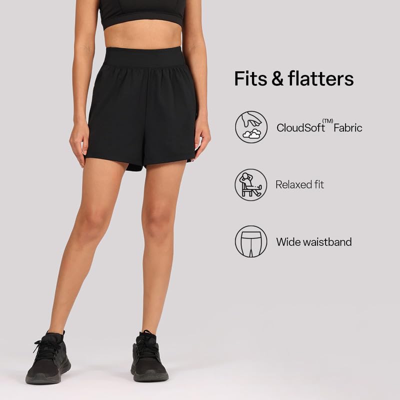 BlissClub Ultimate Shorts | Wide Waistband | CloudSoft TM Fabric | Inner Drawcord | 2 Pockets | Wide Waistband