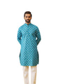 Jompers Mens Floral Printed Kurta Churidar Set