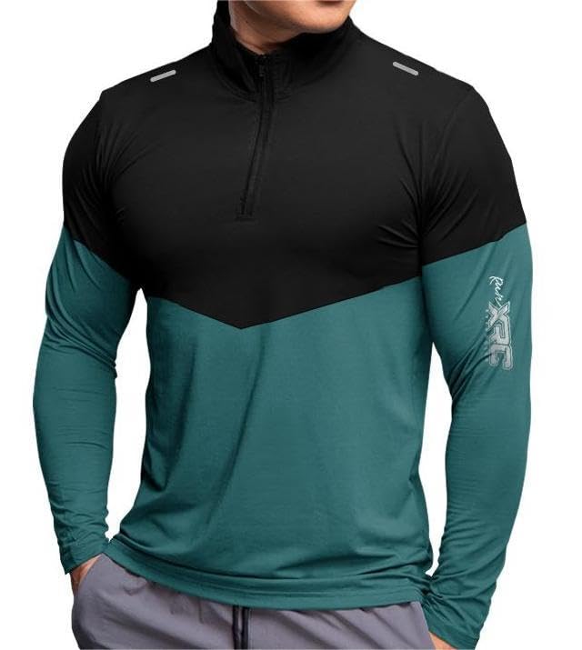 Noble Monk MenS Active Wear Regular Fit T Shirt |Full Sleeves |Casual T-Shirt For Men