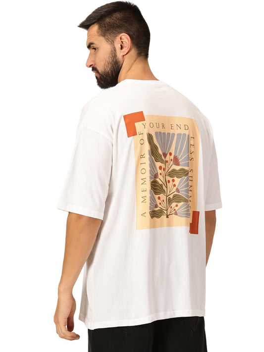 Thomas Scott Mens Oversized Fit T-Shirt (TSKOversized_White Summer