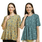 Pinkmint Tops for Women ll Combo Regular Fit Girls Tops ll Casual Wear (Pack of 2)