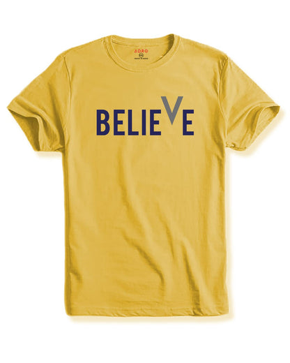 ADRO Men's Believe Design Printed T-Shirt (S)