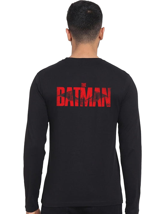 Bewakoof Printed Men Black Full Sleeve Round Neck T-Shirt