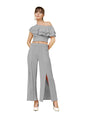 Oomph! WomenS Stretchable Lycra Top And Trouser Pant Set |Two Piece Co-Ord Set | Wester Wear Regular Fit | Stylish Multipurpose