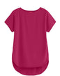 SHODOX Womens Cotton Blend Solid Regular fit Round Neck Short Sleeve T-Shirt (Pack of 1)