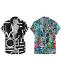 LookMark Mens Cotton Blend Casual Beach Wear Shirts | Stylish Printed Shirts for Men | Comfortable Summer Wear | Party, Vacatio