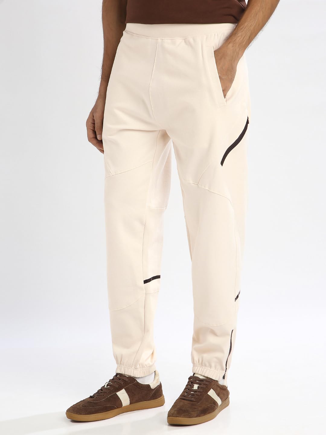 Nobero MenS Loose Sweatpants (1M-Bwjg-R0137_Arctic Wolf