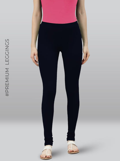 Lyra Premium Viscose Full Length Churidar Leggings For Women