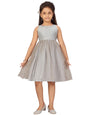Aarika Baby-Girl's Net Skater Knee-Length Dress (MR_FK-21909_Grey