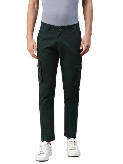 Hubberholme MenS Casual Cargo Trousers - Stretchable Premium Cargo Pants For Men Cotton Trousers Long Military Pants Regular Fi
