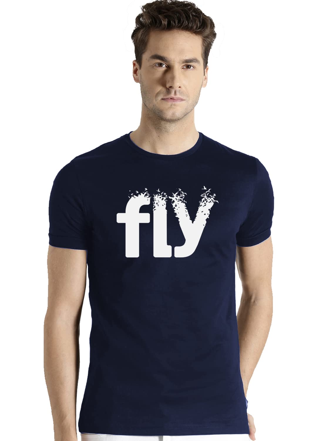 ADRO Fly Mens Cotton Printed T-Shirts (R21-M-FLY)