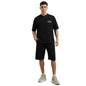 Nobero Men Graphic Print T-Shirt With Shorts