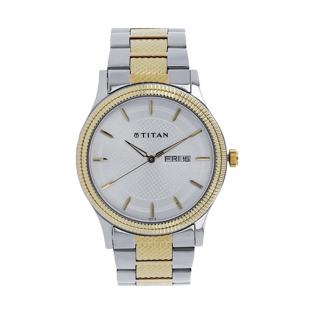 Titan Octane Analog Silver Dial Men's Watch - 1650BM03