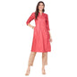 Fabindia WomenS Viscose Silk Solid Regular Kurta (1038026Fuchsia_Fuchsia